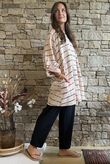 Porto Button Back Breton Tunic Ballet Nude 